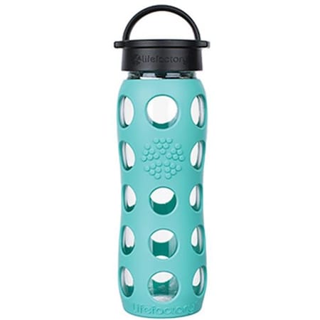 Lifefactory Lifefactory 344943 22 oz Classic Cap Water Bottle - Sea Green 344943